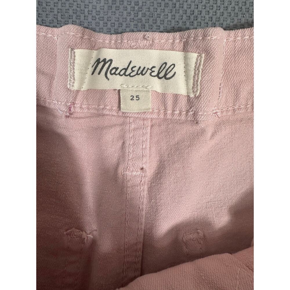 Madewell Pink Wide-Leg Pants with Lace Hem Size 25 - Picture 6 of 8